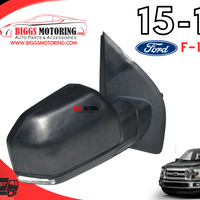 2015-2019 Factory Oem Ford F-150 Driver Side Right Side Door Heated Mirror Black