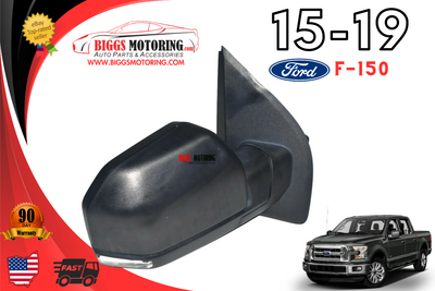 2015-2019 Factory Oem Ford F-150 Driver Side Right Side Door Heated Mirror Black