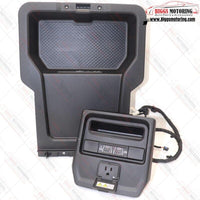 19-22 Oem Dodge Ram 1500 Center Console Back Storage Trim with Usb Power Outlet