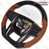 Custom Forged Gloss Carbon Flat Bottom Steering Wheel Fits 19-24 GM Truck