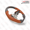 19-24 GM Truck Custom Forged Carbon & Leather Flat Bottom Heated Steering Wheel