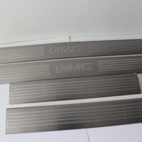 2007-2014  Gmc Sierra Yukon Front & Rear Stainless Steel Door Sill Plates