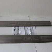 2007-2014  Gmc Sierra Yukon Front & Rear Stainless Steel Door Sill Plates