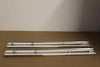 2007-2013 Gm Door Sill Plates Brushed Stainless Steel Front W/ Logo