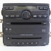 2003-2008 Honda Pilot Radio Stereo Am/ Fm 6 Disc Changer Cd Player - BIGGSMOTORING.COM