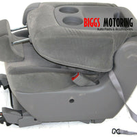 2004-2009 Toyota Sienna Center Console Jump Seat W/ Storage & Cup Holder Gray - BIGGSMOTORING.COM