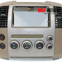 2005-2007 Nissan Pathfinder Center Dash Climate Control Radio Bezel 68260 EA410 - BIGGSMOTORING.COM