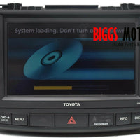 2008-2010 Toyota Highlander Navigation Radio Cd Player Touch Screen 86120-48F30