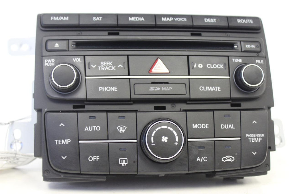 2014 HYUNDAI SONATA  NAVIGATION AM/ FM RADIO CD PLAYER W/ CLIMATE CONTROL