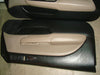 97-01 PRELUDE DOOR PANELS R&L BLACK/ TAN LEATHER 2 TONE