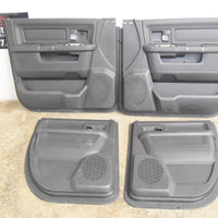 2009-2018 DODGE RAM CREW CAB DOOR PANEL FOUR (4) PIECE COMPLETE SET OEM