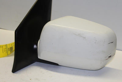 2003-2008 Honda Pilot Left Driver Side Power Door Mirror White 25859 - BIGGSMOTORING.COM