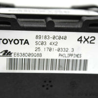 2008-2017 Toyota Tundra Sequoia Stability Yaw Rte Sensor Module 89183-0C040