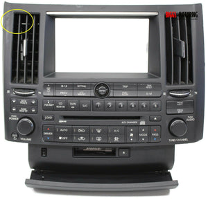 2003-2005 Infiniti FX35 FX45 Radio Face Climate Control Panel 28396 CG700 - BIGGSMOTORING.COM