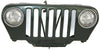 1997-2006 Jeep Wrangler TJ Front Bumper Grille W/ Head Light - BIGGSMOTORING.COM