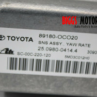 2003-2007 Toyota Sequoia Yaw Rate Speed Traction Sensor Control 89180-0C020 - BIGGSMOTORING.COM