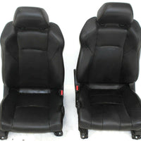 2003-2007 Nissan 350Z Front Driver & Passenger Side Seat Black Leather - BIGGSMOTORING.COM