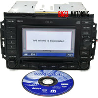 2005-2007 Dodge Jeep Chrysler Navigation Radio Cd Player 05064184AC REC - BIGGSMOTORING.COM