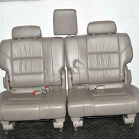 2001-2007 Toyota Sequoia Rear Passenger & Driver 3Rd Row Seats Grey - BIGGSMOTORING.COM