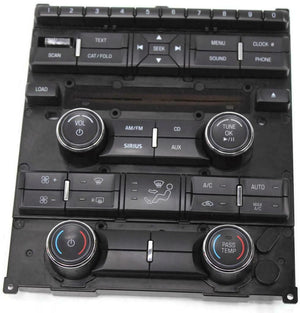 2010-2012 FORD TAURUS RADIO AND CLIMATE CONTROL UNIT AG1T-18A802-BB