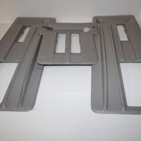 2007-2014 CHEVY TAHOE YUKON ESCALDE 3RD ROW SEAT STRIKER BRACKETS & TRIM GRAY