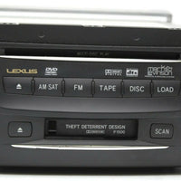 2006-2007 Lexus GS300 GS430 Mark Levinson Radio Cassette Cd Player 86120-30C80-C - BIGGSMOTORING.COM