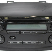 2008-2010 Toyota Sienna Radio Stereo Cd Player  86120-08210