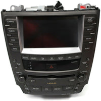 2006-2009 Lexus IS250 IS350 Navigation Radio Cd Player Display Screen 86120-5343 - BIGGSMOTORING.COM