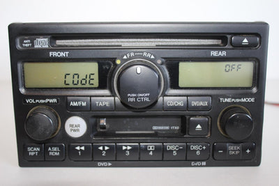 2002-2004 Honda Odyssey Radio Stereo Cassette Cd Player  39100-S0X-A500 - BIGGSMOTORING.COM