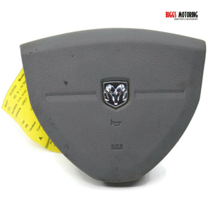 2008-2010 Dodge Caravan Driver Side Steering Wheel Air Bag Gray 30090