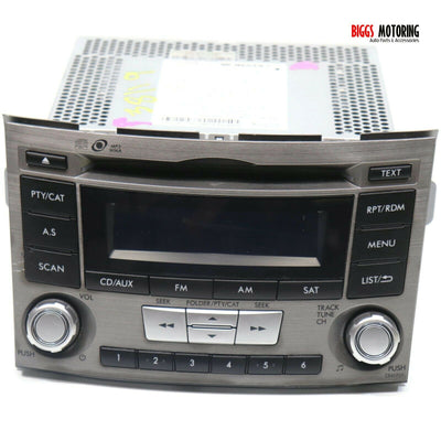 2012-2014 Subaru Legacy Radio Stereo Mp3 Cd Player 86201 AJ61A