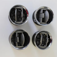 2009-2014 Ford F150 Dashboard AC Heat Air Vent Duct Chrome 4 Set OEM 9L3Z19893CA