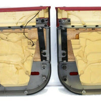 2005-2010 VW Beetle Front Passenger & Driver Side Door Panels Red & Gray - BIGGSMOTORING.COM