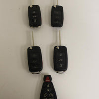 Lot Of 5 Volkswagen Key Fob Remotes Smart Keys Flip Key