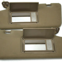 2003-2007 Nissan Murano Driver & Passenger t Side Sun Visor Tan - BIGGSMOTORING.COM