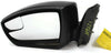 2015-2017 Ford Focus Driver Left Side Power Door Mirror Black 31562