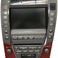 2007-2009  Lexus ES350 Navigation Map Radio Cd Play Display Screen 86430-33011