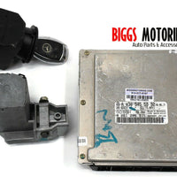 2000-2002 Mercedes Benz S-Class Engine Computer Ignition Key Set A 030 545 59 32 - BIGGSMOTORING.COM