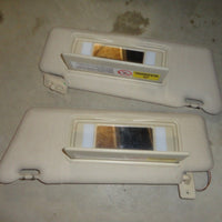 98-97 mercedez benz e430 e320 SUN VISORS GREY SET W/ LIGHTS sunvisors tan set