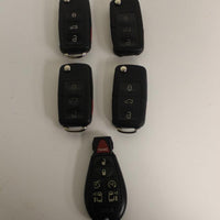 Lot Of 5 Volkswagen Key Fob Remotes Smart Keys Flip Key