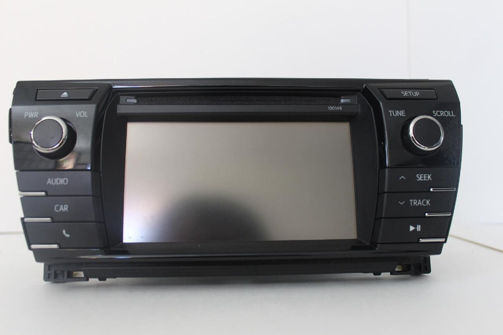 14-16 TOYOTA COROLLA RADIO A/M F/M CD PLAYER 100149 TOUCH SCREEN BLUETOOTH - BIGGSMOTORING.COM