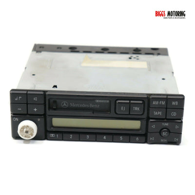 1994-1999 Mercedes Benz W140 SL500 Radio Stereo Cassette Player 003 820 59 86 - BIGGSMOTORING.COM