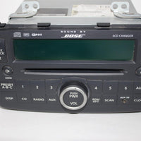 2008-2009 NISSAN ROGUE RADIO STEREO 6 DISC CHANGER CD PLAYER 28185 JM200