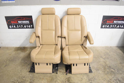 2007 - 2014 (Compact) Escalade Taho Yukon Cashmere Leather Seats (Pair) Oem