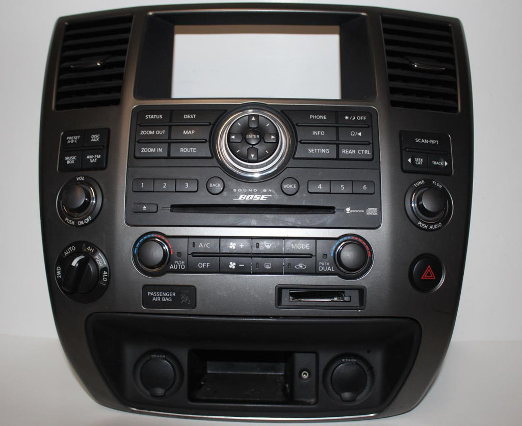 2008-2012 NISSAN PATHFINDER  CLIMATE CONTROL RADIO CD PLAYER 25915-ZQ30E