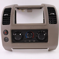 2004-2007 NISSAN XTERRA A/C HEATER CLIMATE CONTROL RADIO BEZEL 68260 EA100 - BIGGSMOTORING.COM