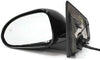 2008-2012 Buick Enclave Driver Left Side Power Door Mirror Black 32780