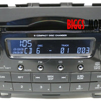 2007-2011 Honda CR-V Radio Stereo 6 Disc Changer Cd Player 39100-SWA-A004