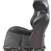 2003-2006 Infiniti G35 Coupe Front Passenger Power Black Leather Seat Complete - BIGGSMOTORING.COM