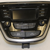 2011-2013 Hyundai Elantra Xm Radio Bluetooth Stereo Cd Player 96170-3X165Ra5